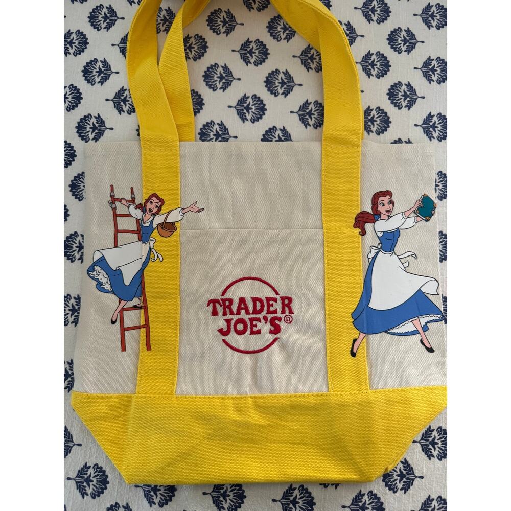 Disney Belle Double Sided Custom Made Trader Joes Mini Tote